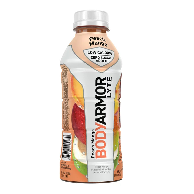 BodyArmor Lyte Peach Mango 16 0z