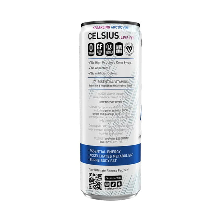 Celsius ARTIC VIBE Sparkling Frozen Berry Edition Energy Drink