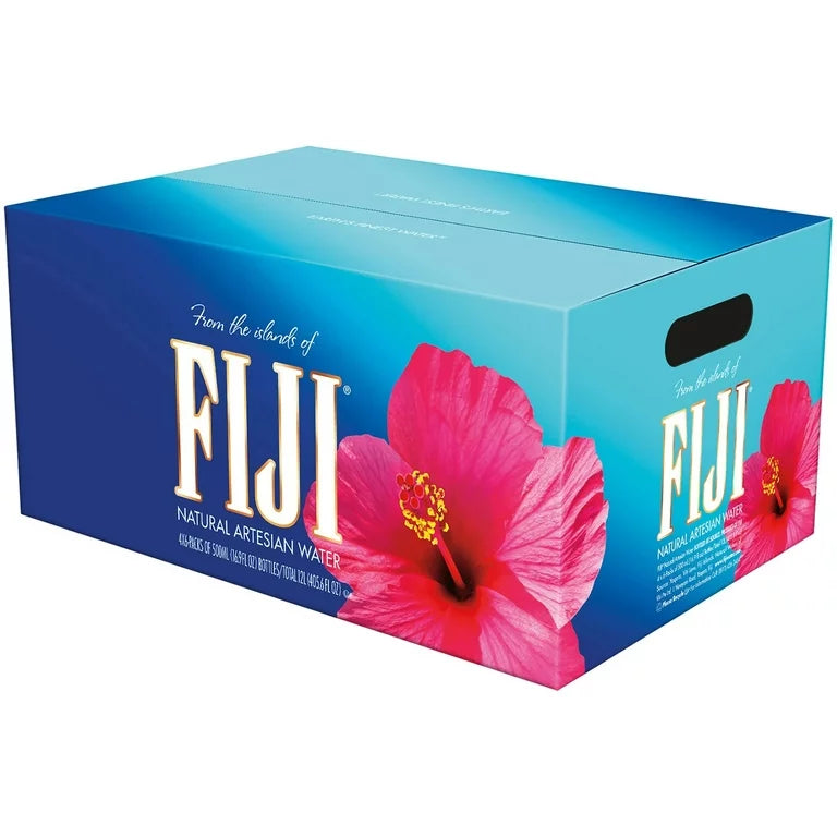 FIJI Natural Artesian Water 500 ml/16.9 fl oz (pack of 24)