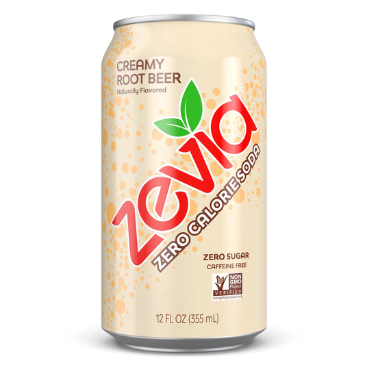 Zevia Creamy Root Beer Low Calorie Soda