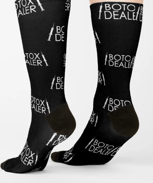 Botox Dealer Socks by Beauty and the Beautox