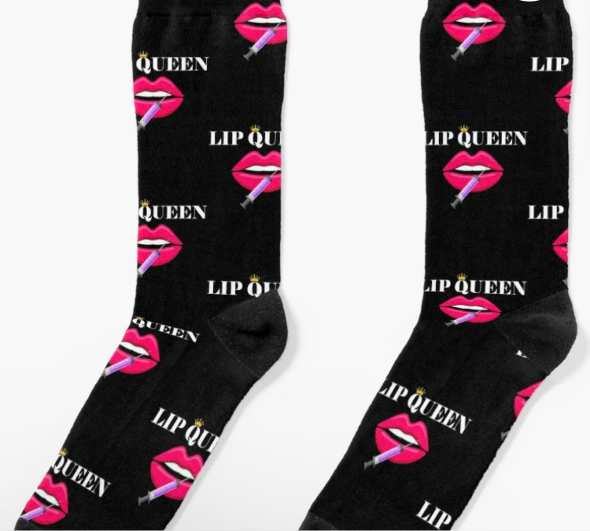 Lip Queen Socks by Beauty and the Beautox