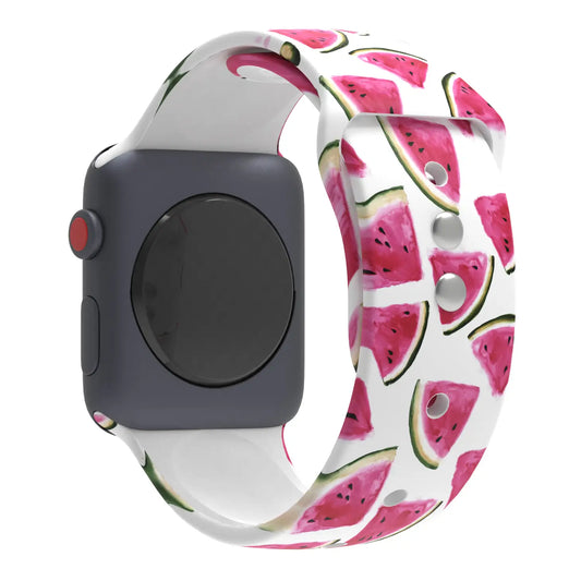 Printed Apple Watch Silicone Band Watermelon 38/40/41 mm