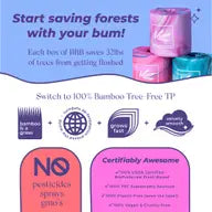 Plastic-Free Bamboo Toilet Paper by Bim Bam Boo