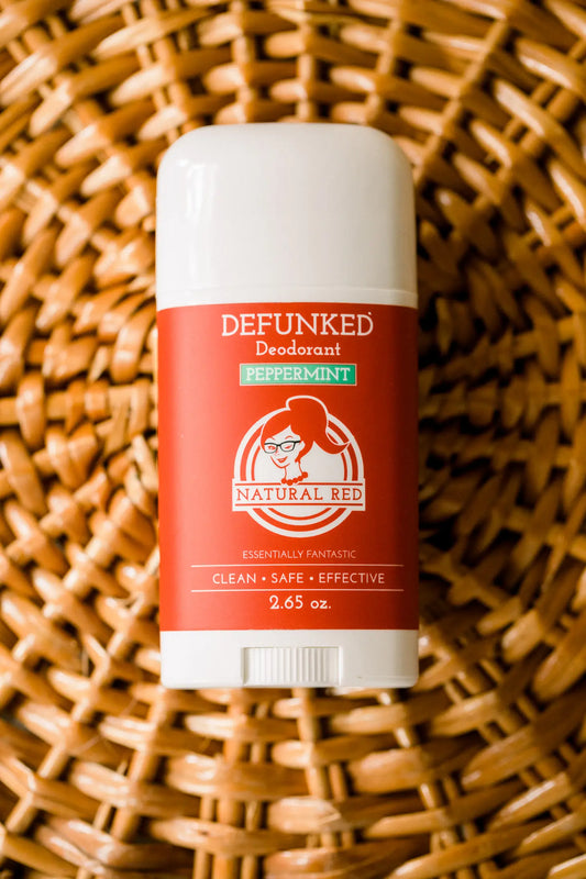 Natural Red DEFUNKED Deodorant PEPPERMINT