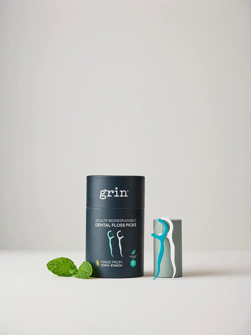 Grin Adults Biodegradable Dental Floss Picks