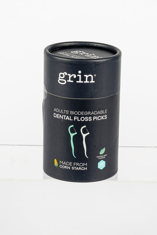 Grin Adults Biodegradable Dental Floss Picks