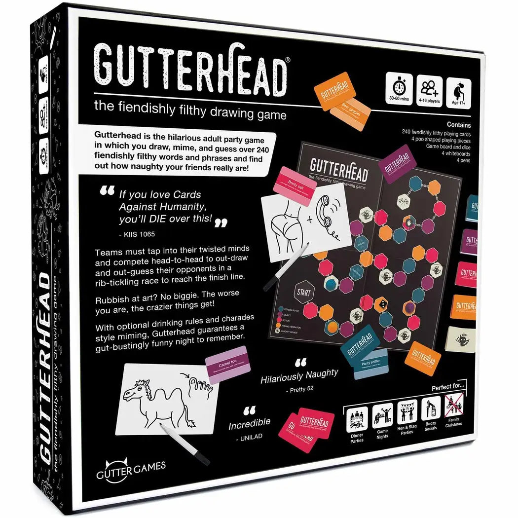 Gutterhead - The Fiendishly Funny Drawing Party Game