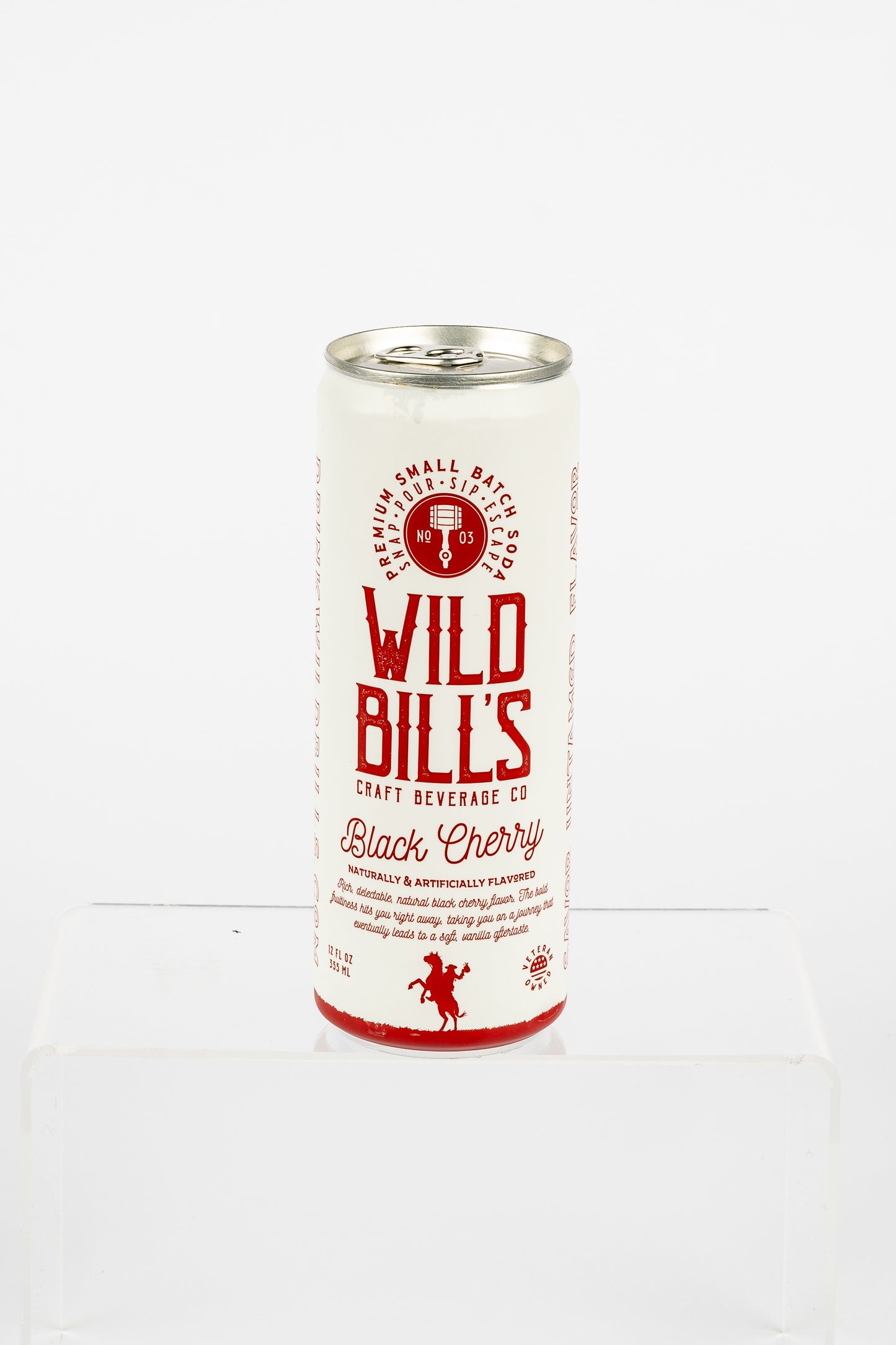 Wild Bill's Black Cherry - Premium Cane Sugar Soda