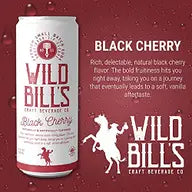 Wild Bill's Black Cherry - Premium Cane Sugar Soda