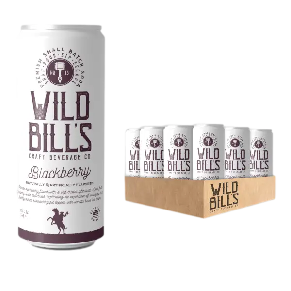 Wild Bill's Blackberry - Premium Cane Sugar Soda