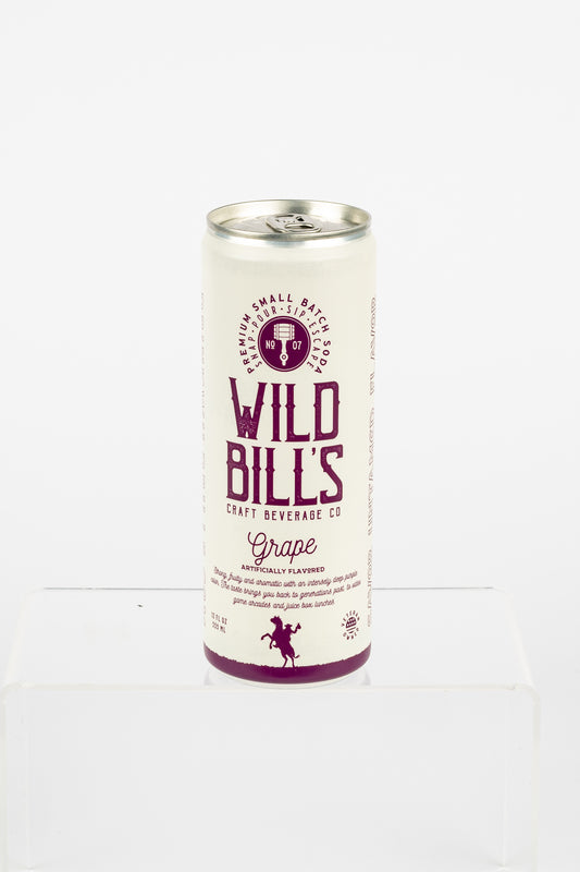 Wild Bill's Grape - Premium Cane Sugar Soda