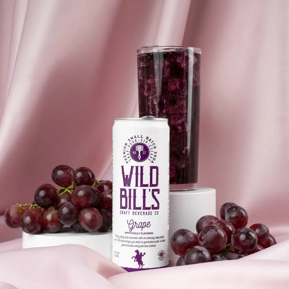 Wild Bill's Grape - Premium Cane Sugar Soda