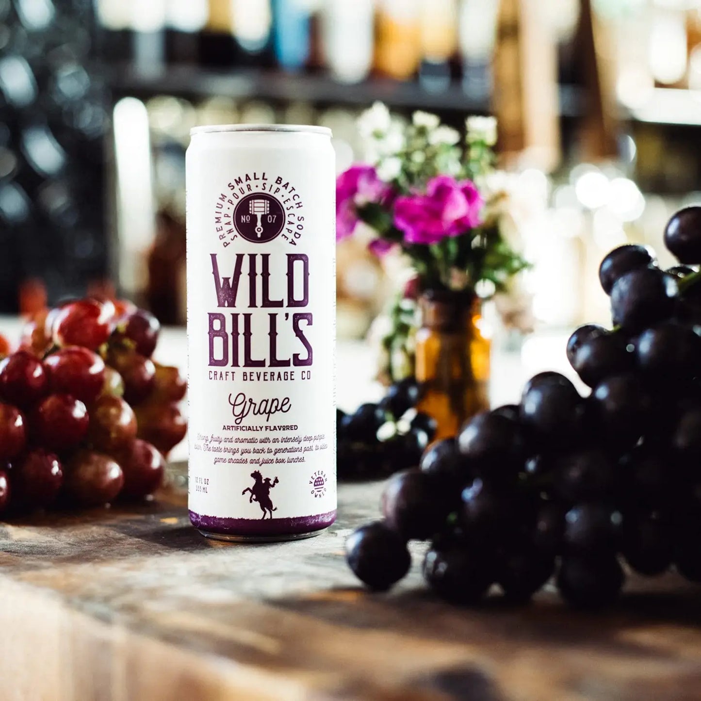 Wild Bill's Grape - Premium Cane Sugar Soda