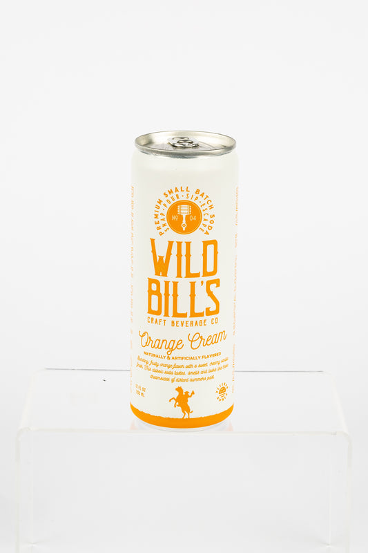 Wild Bill's Orange Cream - Premium Cane Sugar Soda