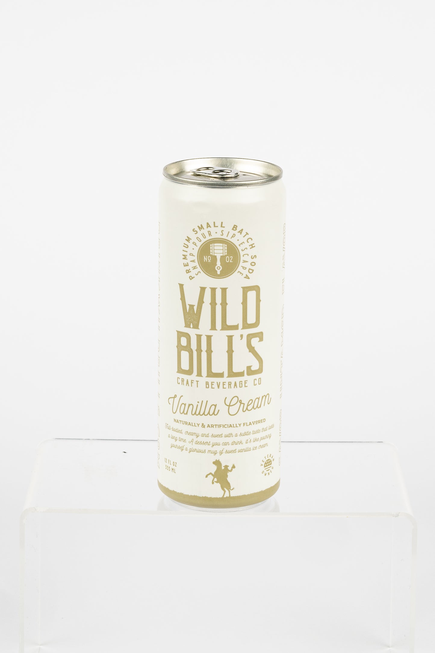 Wild Bill's Vanilla Cream - Premium Cane Sugar Soda