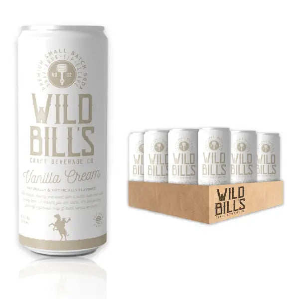 Wild Bill's Vanilla Cream - Premium Cane Sugar Soda