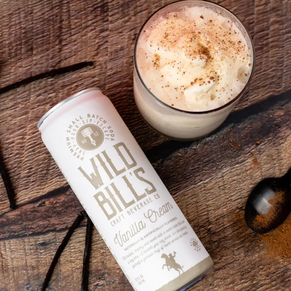 Wild Bill's Vanilla Cream - Premium Cane Sugar Soda